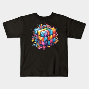 Rubik 90s retro Kids T-Shirt